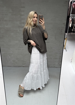 Felicia s voile skirt Hvid Neo Noir